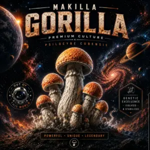 Makilla Gorilla isolated spore syringe