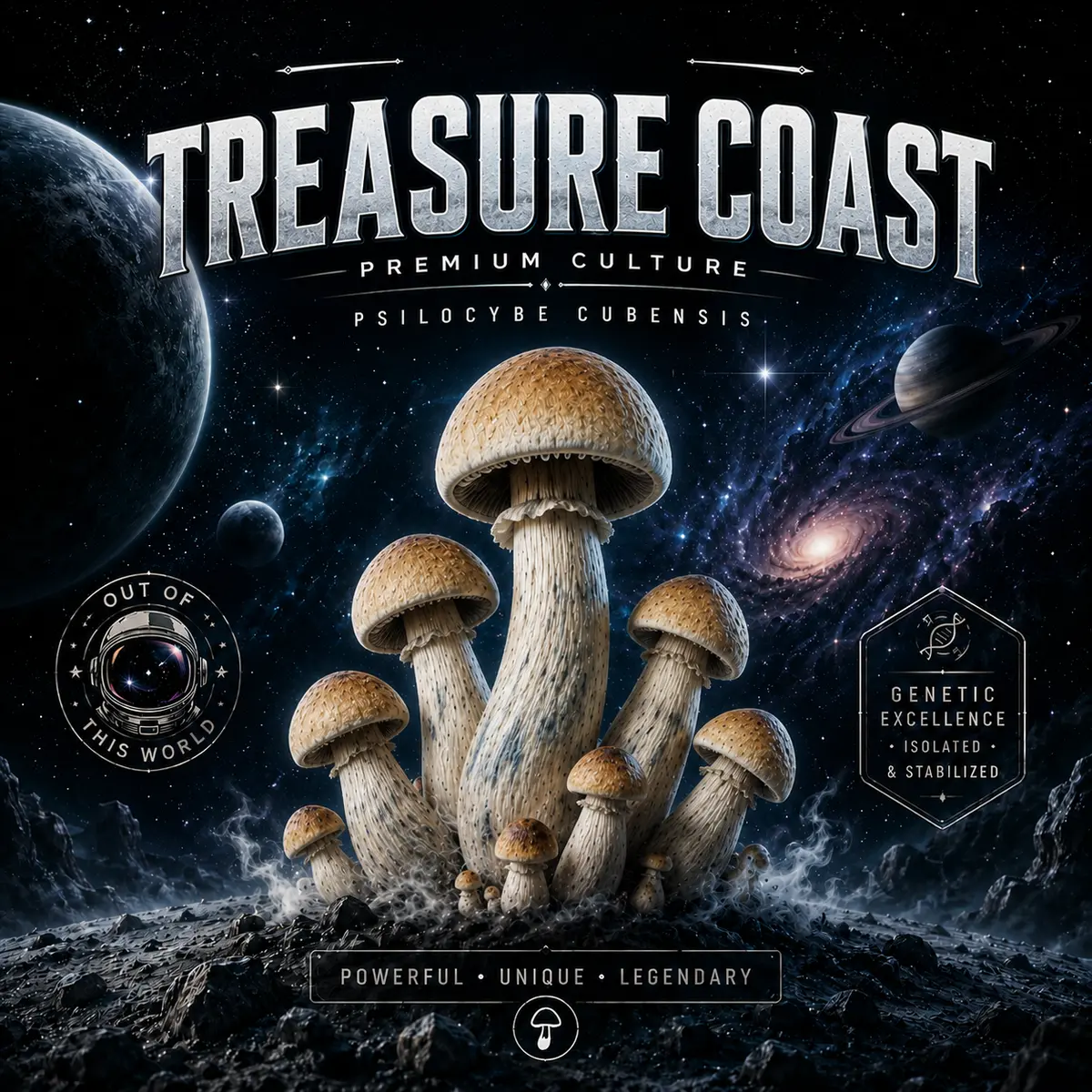 Treasure Coast isolated spore syringe